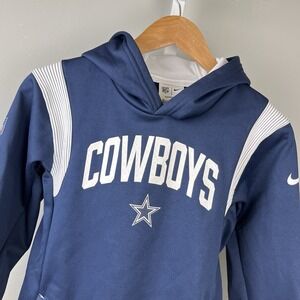 Nike Therma Fit Dallas Cowboys NFL Hoodie‎ Youth M 10/12 Pullover On Field